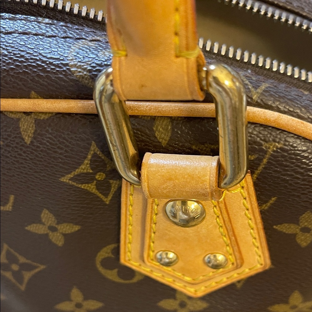 Authentic Louis Vuitton Brown Satchel with Gold Accents - Picture 13 of 16